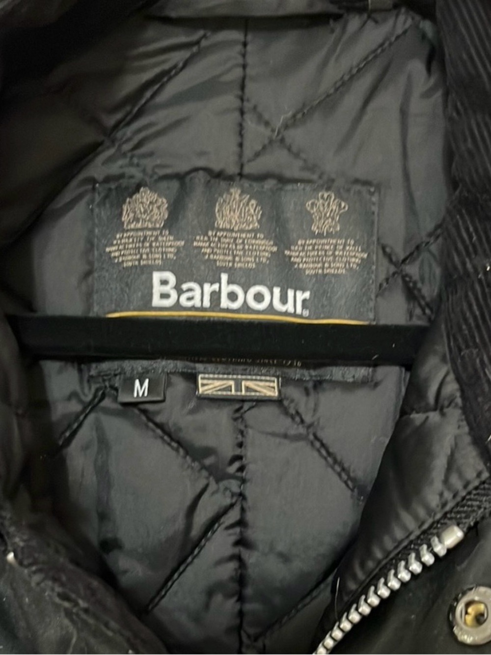 Barbour Black Military Field Jacket - Picture 2 of 6